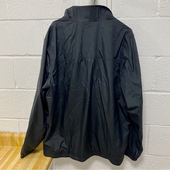 L.L. Bean Large Tall black Rainjacket - Picture 4 of 7